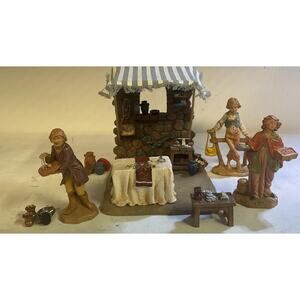 Fontanini Jewelry Shop Heirloom Nativity 5" 65041 Roman Inc (Lot of 8)